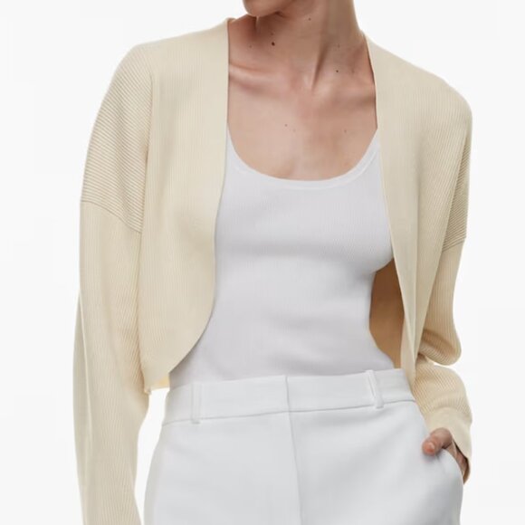 Babaton Decision Shrug $98 Birch 2XS - Picture 3 of 7